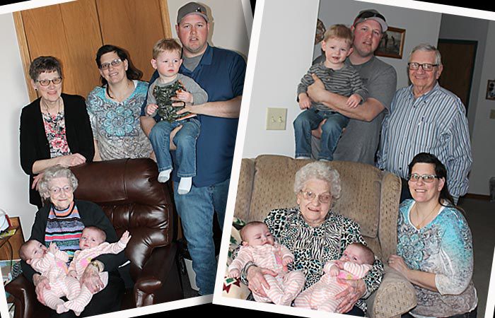 Five-generation photos